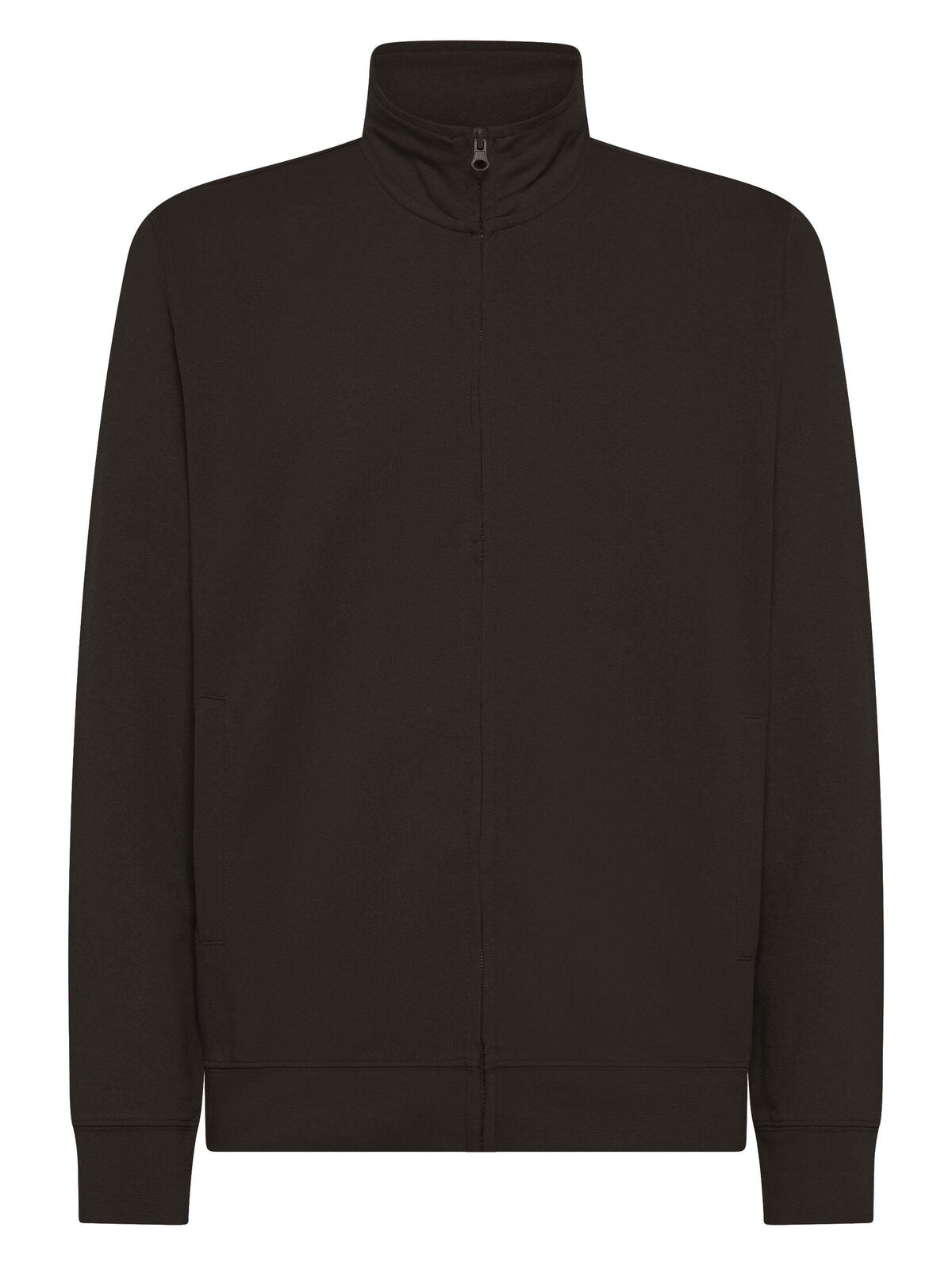 FELPA COTONE LEGGERA(non felpata internamente) CON ZIP PERSONALIZZATA CON RICAMO