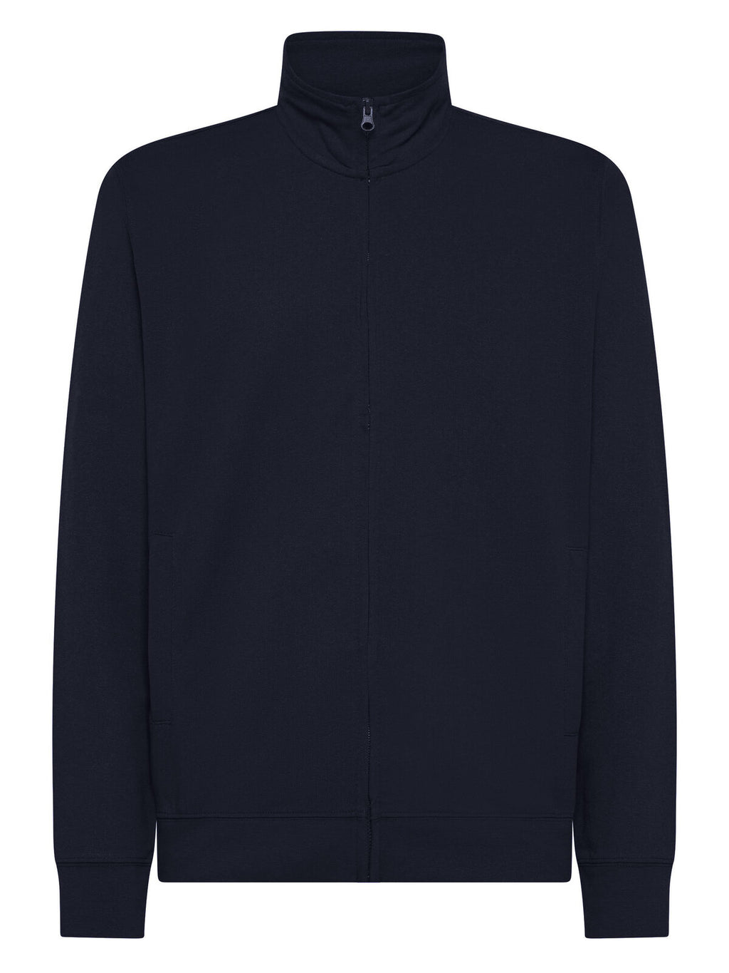FELPA COTONE LEGGERA(non felpata internamente) CON ZIP PERSONALIZZATA CON RICAMO