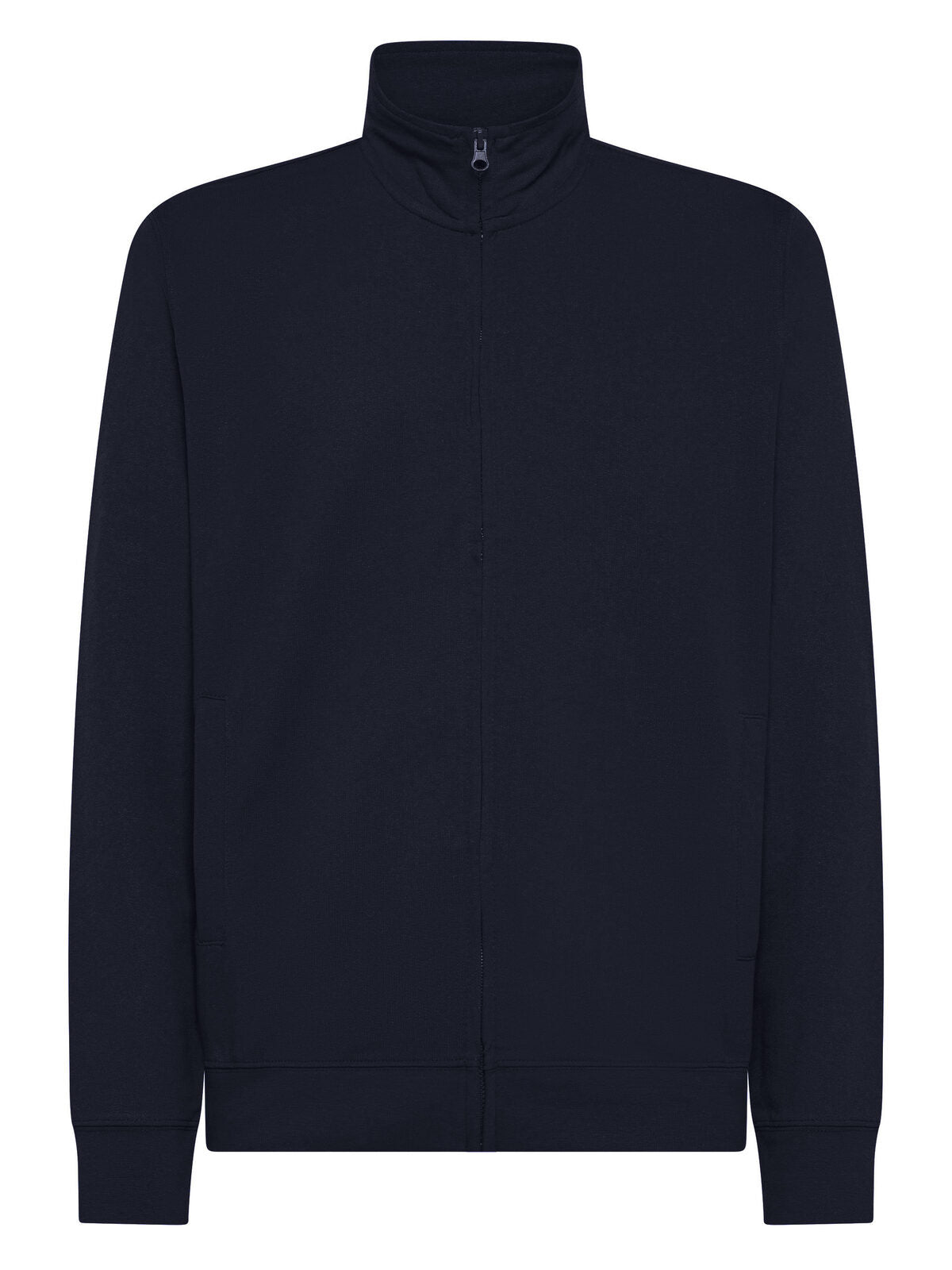 FELPA COTONE LEGGERA(non felpata internamente) CON ZIP PERSONALIZZATA CON RICAMO