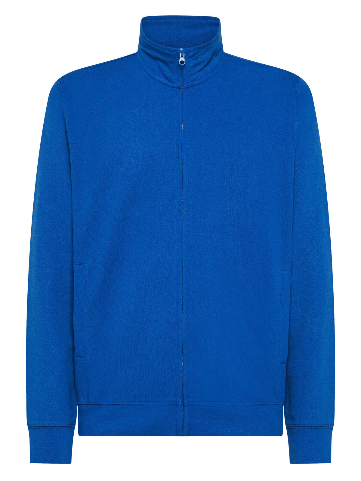 FELPA COTONE LEGGERA(non felpata internamente) CON ZIP PERSONALIZZATA CON RICAMO