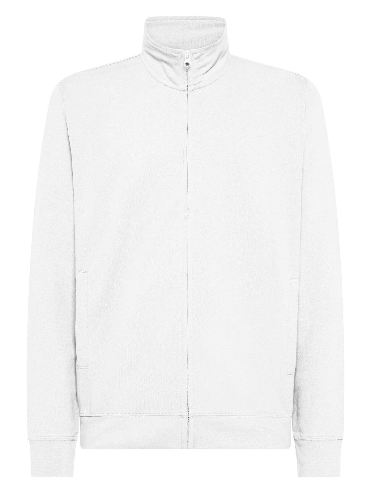 FELPA COTONE LEGGERA(non felpata internamente) CON ZIP PERSONALIZZATA CON RICAMO