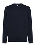 FELPA COTONE LEGGERA(non felpata internamente) GIROCOLLO SENZA ZIP PERSONALIZZATA CON RICAMO