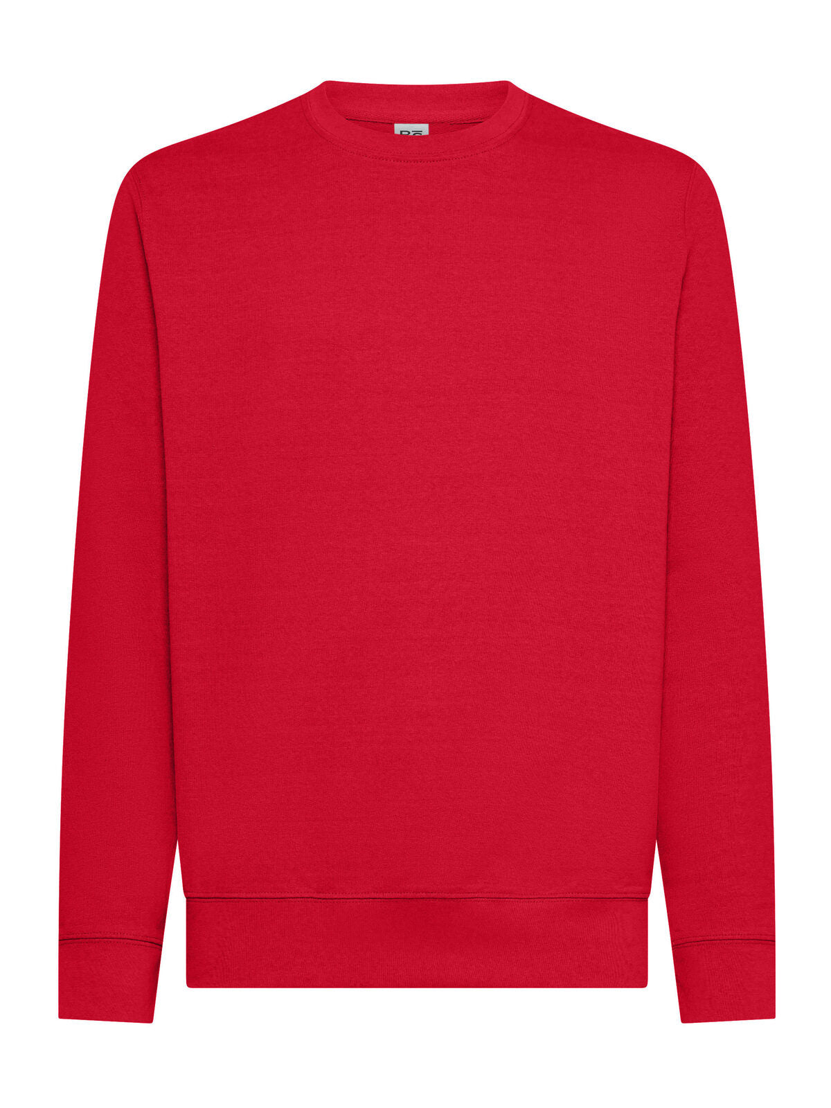 FELPA COTONE LEGGERA(non felpata internamente) GIROCOLLO SENZA ZIP PERSONALIZZATA CON RICAMO