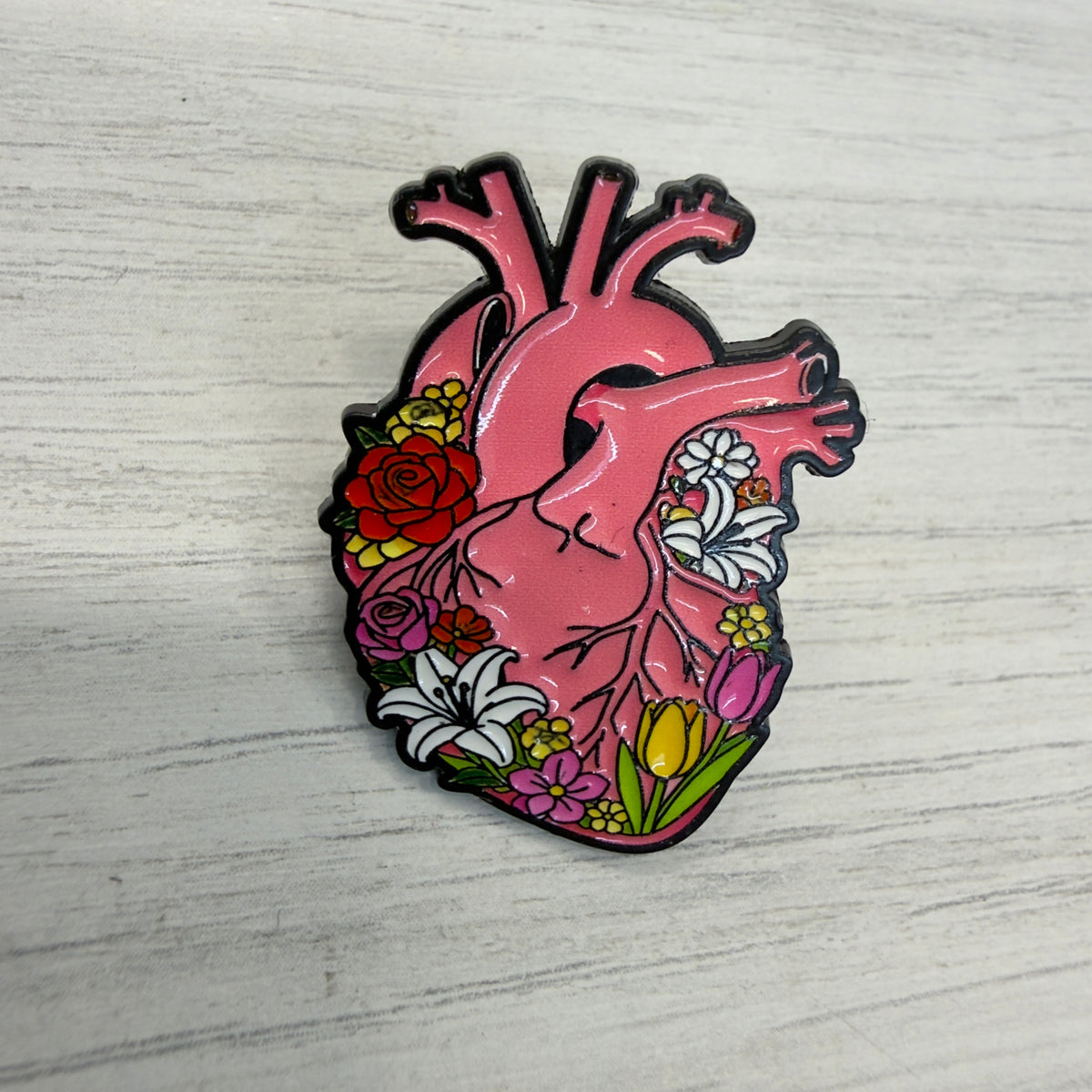 Spilletta Cuore Fiori