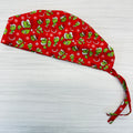 Cuffietta Natalizia Grinch Rossa