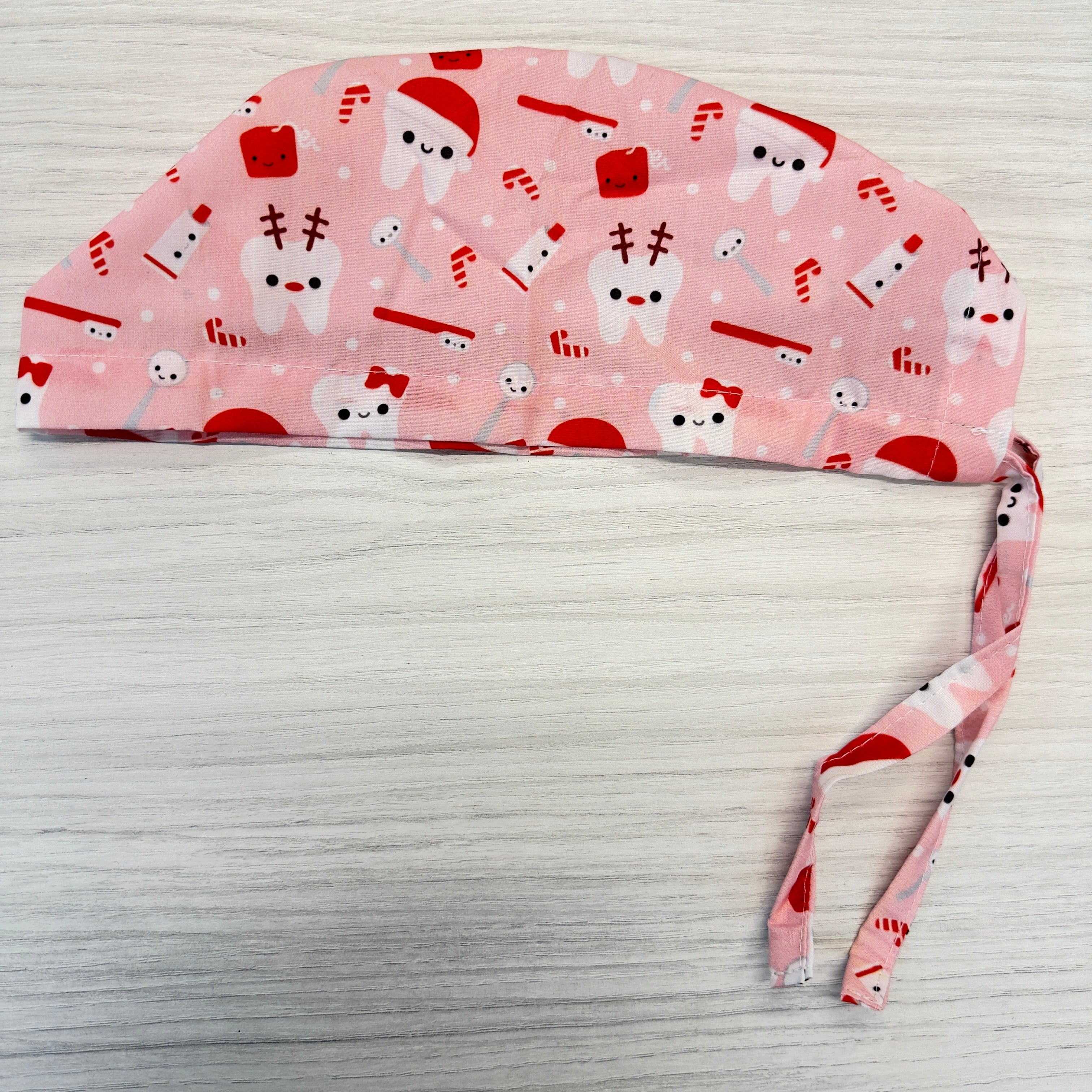 Cuffietta Natalizia Dentini Rosa Chiaro