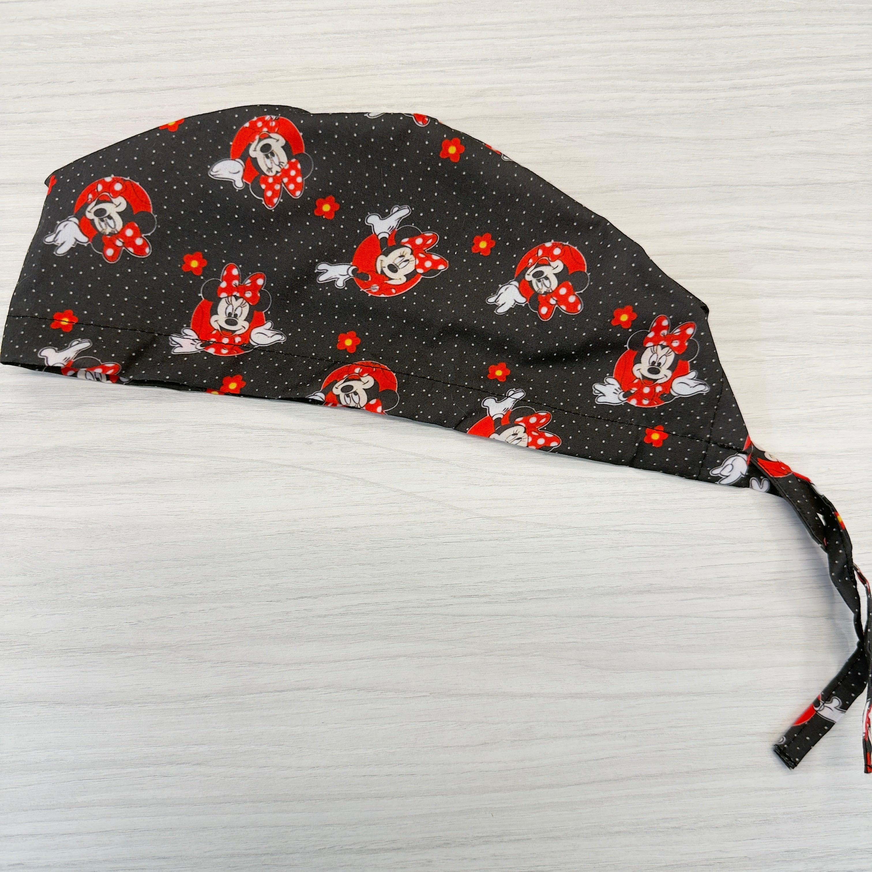 Cuffietta Minnie Sfondo Nero A Pois