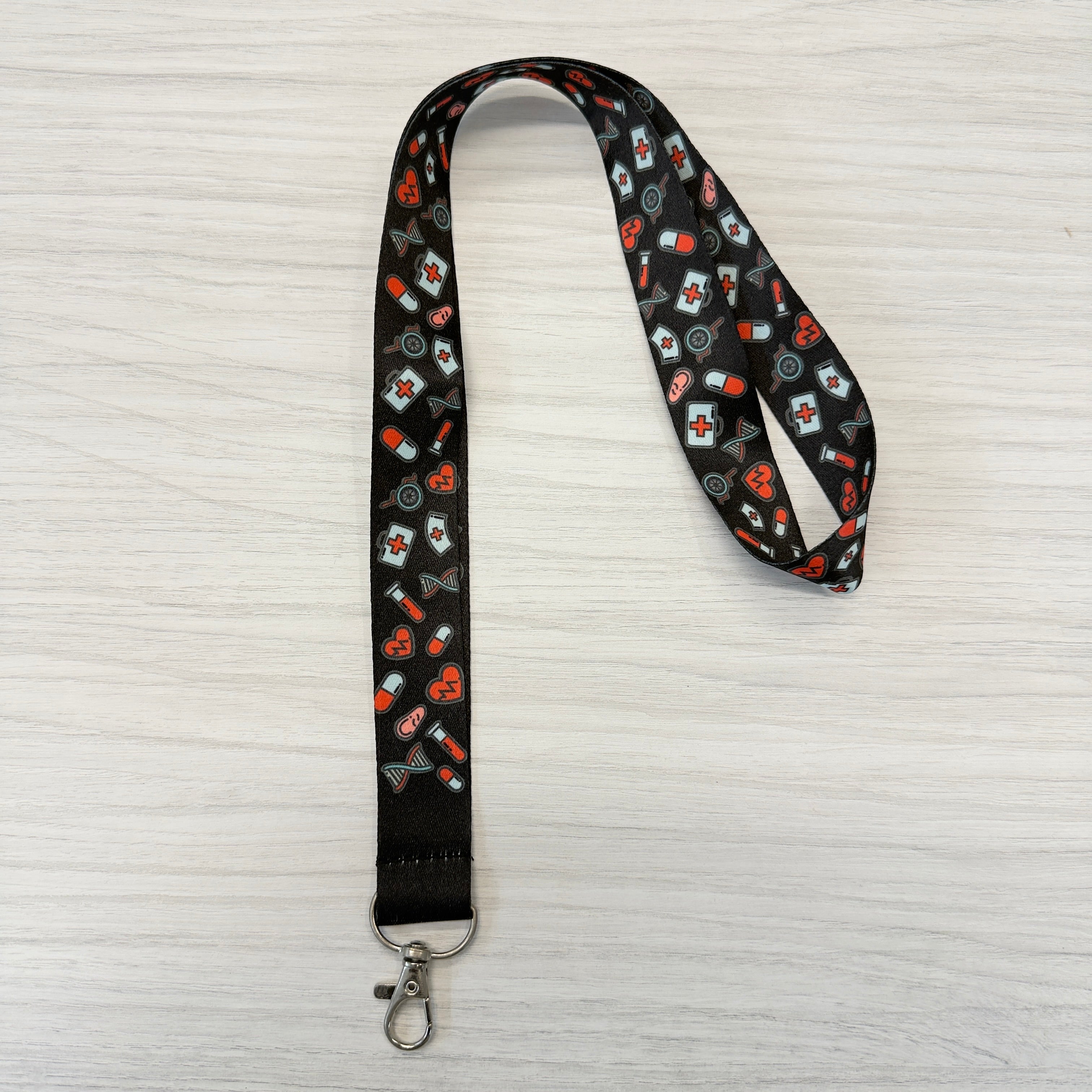 Porta Badge Sanitario Nero