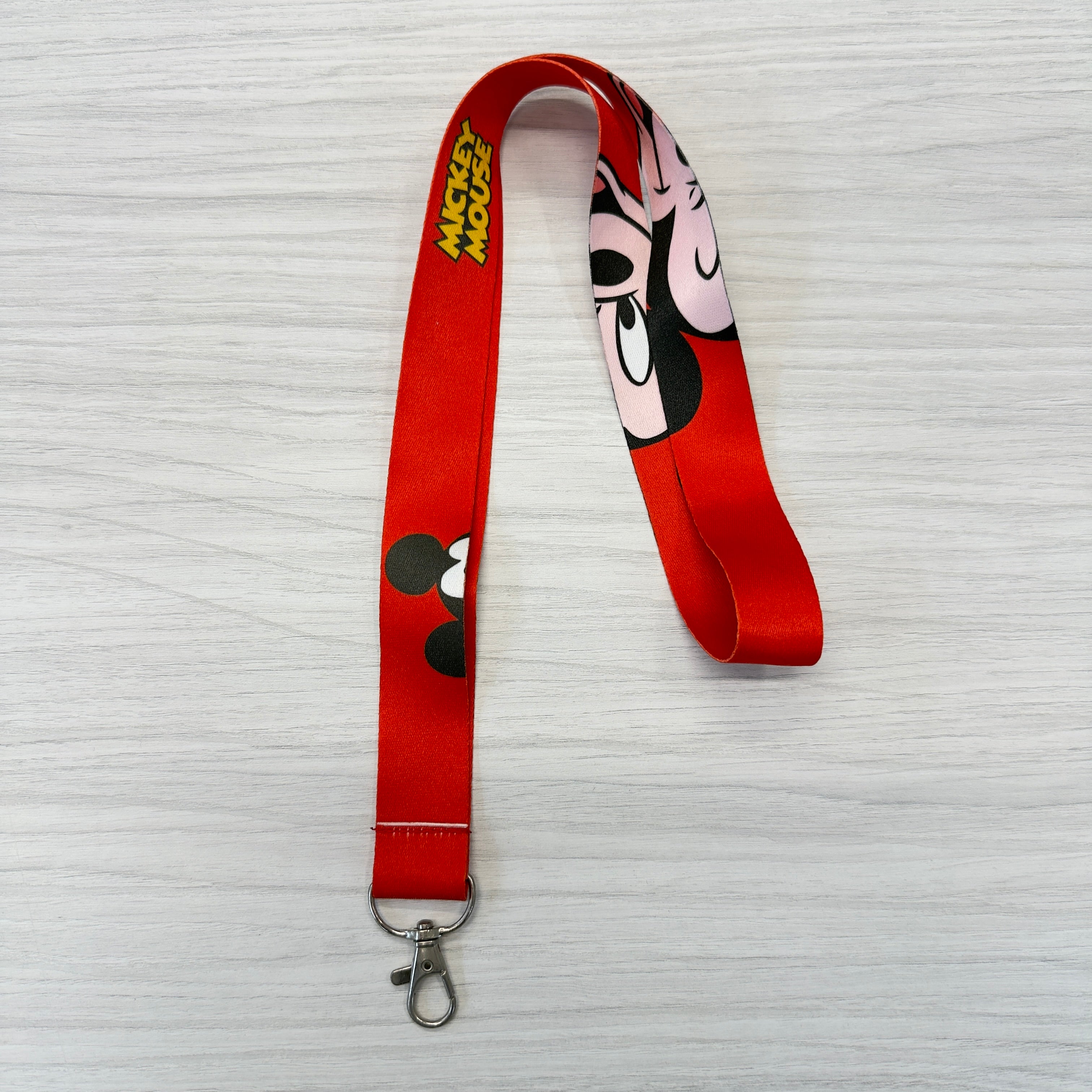 Porta Badge Topolino Rosso