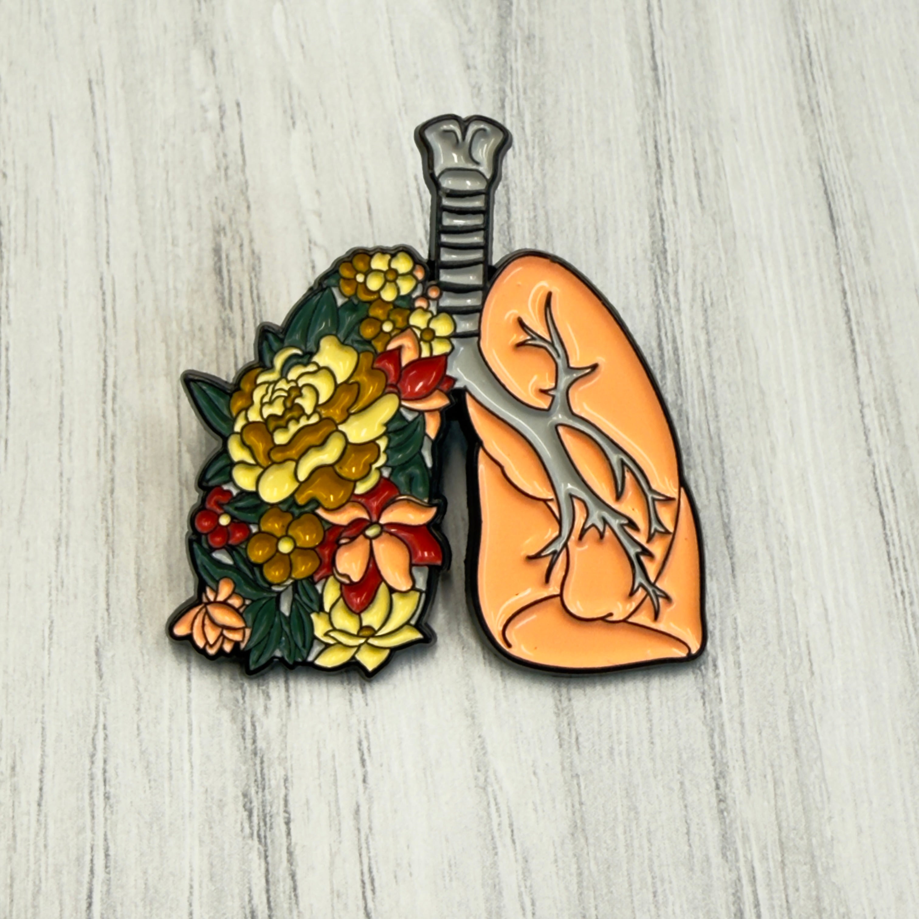 Spilletta Polmoni Fiori